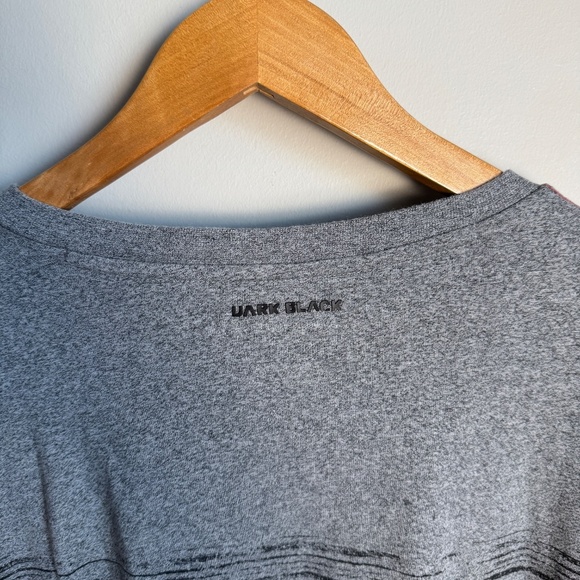 Dark Black‎ by Projek Raw XXL Men's Long Sleeve T-Shirt Marled Gray Streetwear - Picture 8 of 14